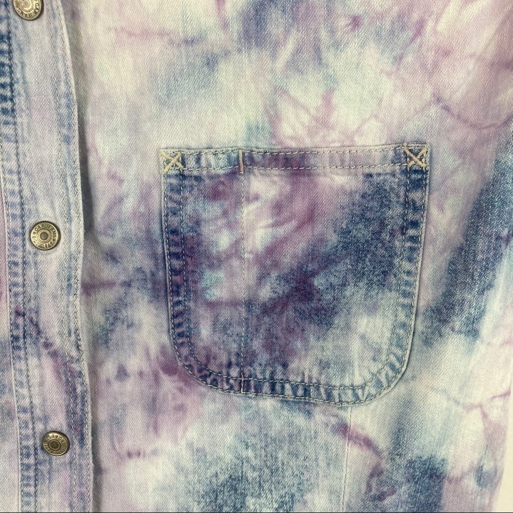 Custom Gap Reverse Tie Dye Snap-Up L - image 8